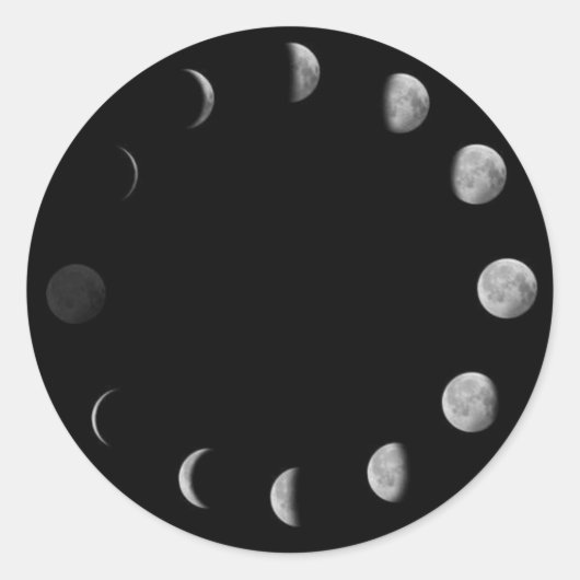 Sticker des phases de lune (Devant)