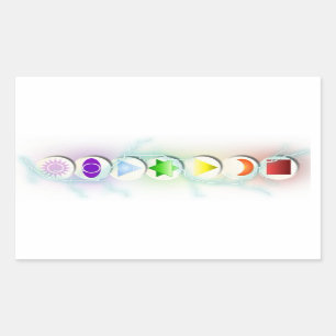 Sticker des symboles Chakra