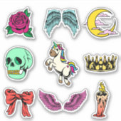Sticker Des trucs aléatoires (Devant)