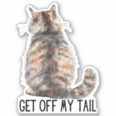 Sticker Descendre de ma remorque (Devant)