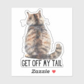 Sticker Descendre de ma remorque (Feuille)