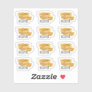 Sticker Désencombrement Accueil Organisation Calendrier Bu