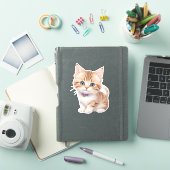 Sticker Design adorable Baby Kitten (Couverture iPad)