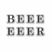 Sticker Design Beer, Bière (Devant)