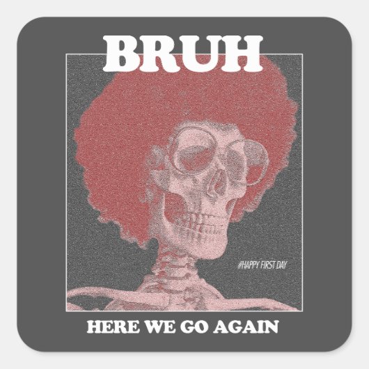 Sticker design cool BRUH (Devant)