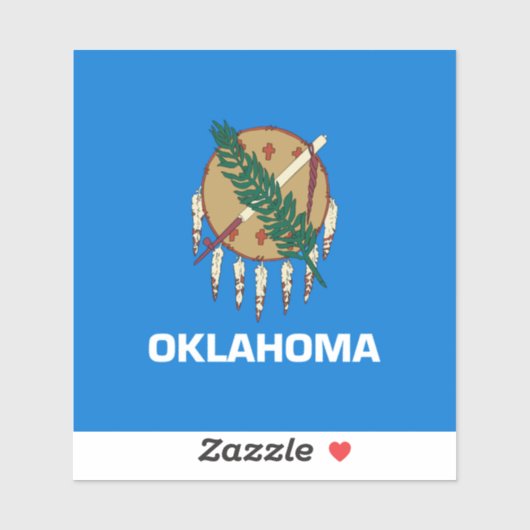 Sticker Design de l'Oklahoma State (Feuille)