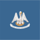 Sticker Design de Louisiana State Flag (Devant)