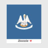 Sticker Design de Louisiana State Flag (Feuille)