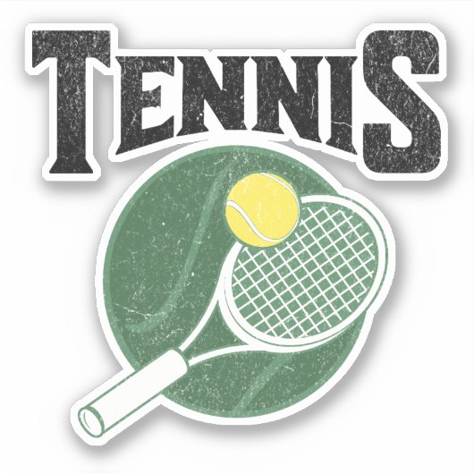 Sticker Design de tennis (Devant)