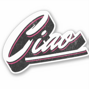 Sticker Design de texte Ciao