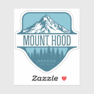 Sticker Design des crêtes du mont Hood Oregon