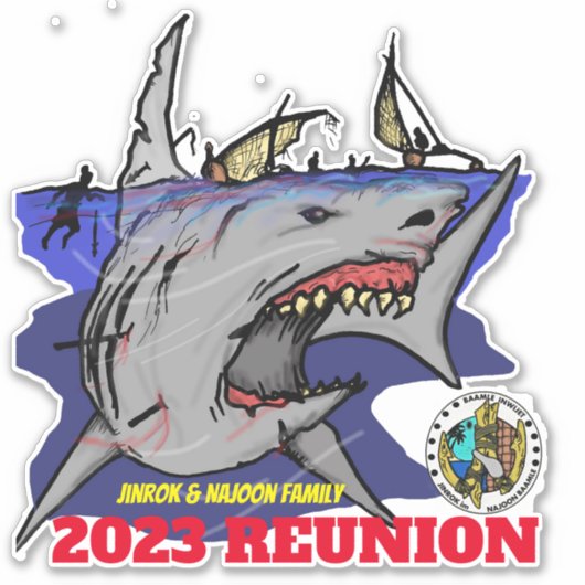 Sticker Design des Îles Marshall (Devant)