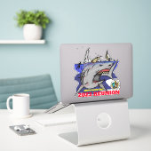 Sticker Design des Îles Marshall (Ordinateur portable sur le bureau)