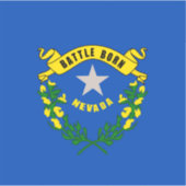 Sticker Design du drapeau d'état du Nevada (Devant)