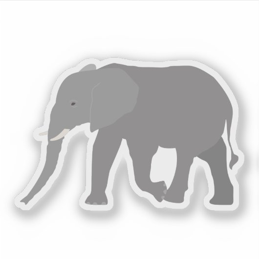 Sticker Design éléphant (Devant)