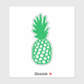 Sticker Design en ananas vert (Feuille)