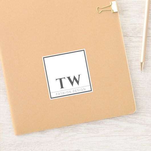 Sticker Design mode blanc (Carnet)