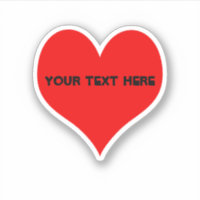 Design simple de coeur rouge