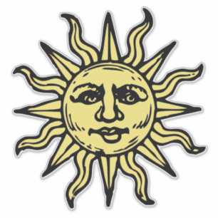 Sticker Design Sunshine