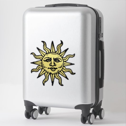 Sticker Design Sunshine (Sur valise)