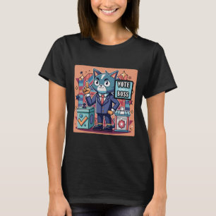 Sticker Design Trending Stem Als Een Baas Sticker T-shirt