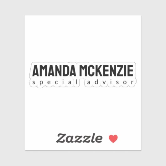 Sticker Design unique créatif minimaliste tendance (Feuille)