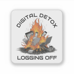 Sticker Désintoxication numérique