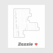 Sticker Désolé, les dauphins ne peuvent pas perdre leur vi (Feuille)