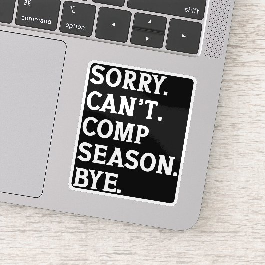 Sticker Désolé ne peut pas venir saison Bye Cheer Dancing (Détail)