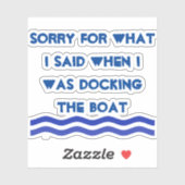 Sticker Désolé pour ce que j'ai dit : (Feuille)