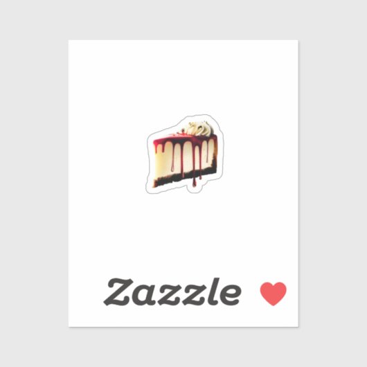 Sticker Dessert de fromage (Feuille)