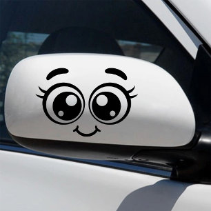 Sticker Dessin animé adorable pour rétroviseur de voiture