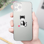 Sticker Dessin animé de chat en smoking mignon (Téléphone)