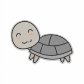 Sticker Dessin animé de tortue (Devant)