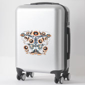 Sticker Dessin botanique élégant (Sur valise)