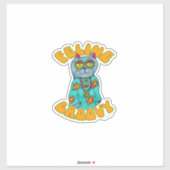 Sticker Dessin d'art pour chat Fun Super Feed (Feuille)