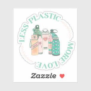 Sticker Dessin de bouteilles d'eau