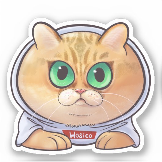 Sticker Dessin de Hosico (Devant)