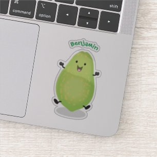 Sticker dessin de la patte papaye de Cute kawaii