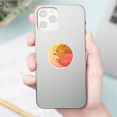 Sticker Dessin de lune vintage Luna (Téléphone)