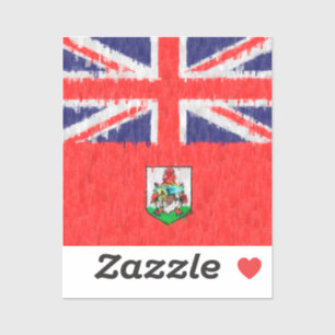 Sticker Dessin de peinture à l'huile des Bermudes