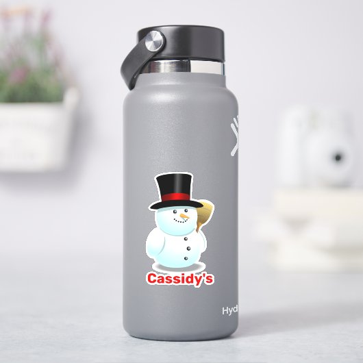 Sticker Dessin du cool Frosty Snowman (HydroFlask)