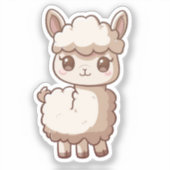 Sticker Dessin en lama (Recto)