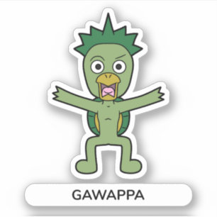 Sticker Dessin japonais Yokai Gawappa