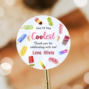 Sticker d'été à la crème glacée Popsicle