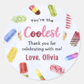 Sticker d'été à la crème glacée Popsicle (Devant)