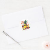 Sticker d'été à l'ananas juteux mignon (Enveloppe)