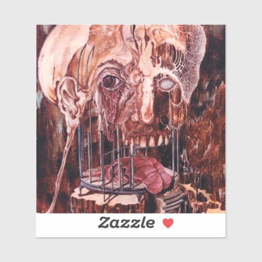 STICKER DÉTÉRIORATION DE L'ESPRIT SUR LA MATIÈRE (Feuille)