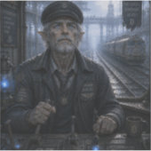 Sticker Détermination / Conducteur de train / Chemin de fe (Devant)