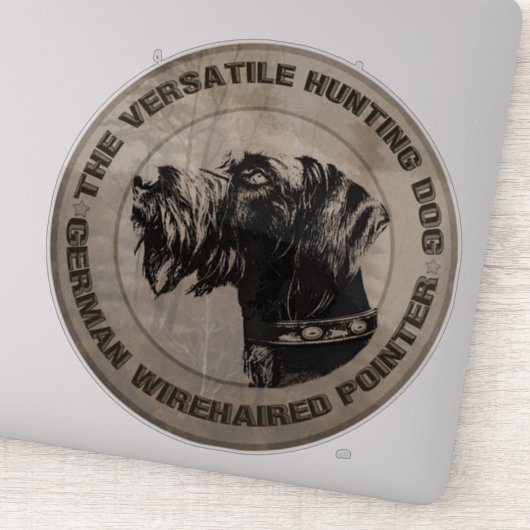 Sticker Deutsch Drahthaar (Détail)